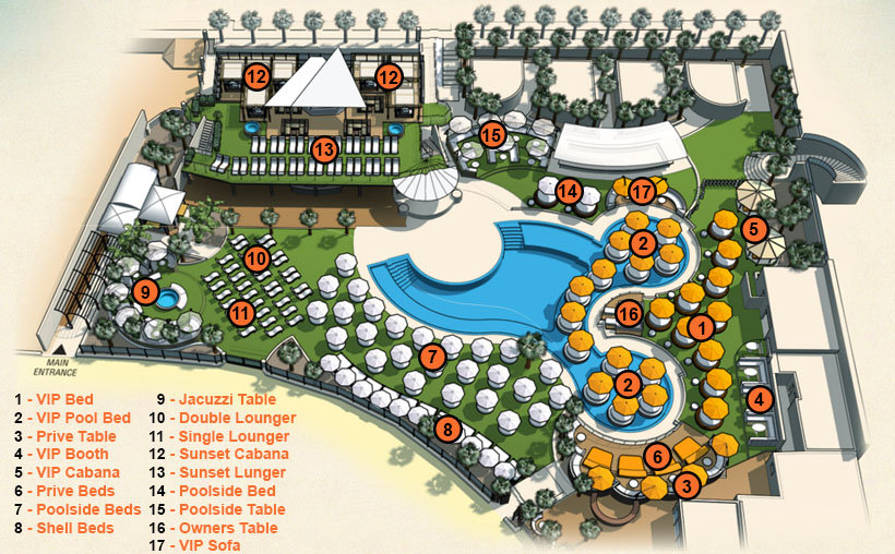o beach ibiza table map